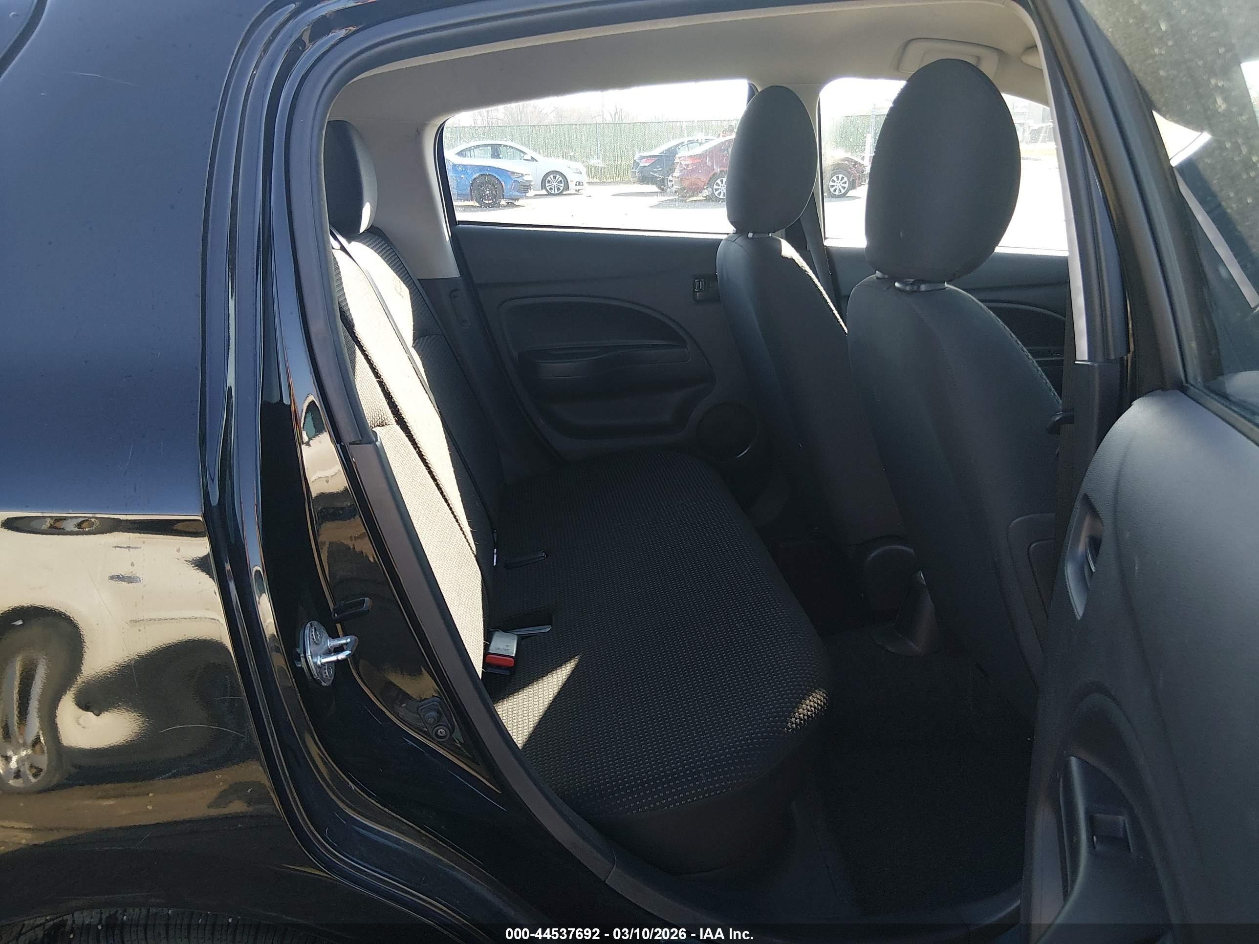 2015 Mitsubishi Mirage Es Black vin: ML32A4HJ5FH054952