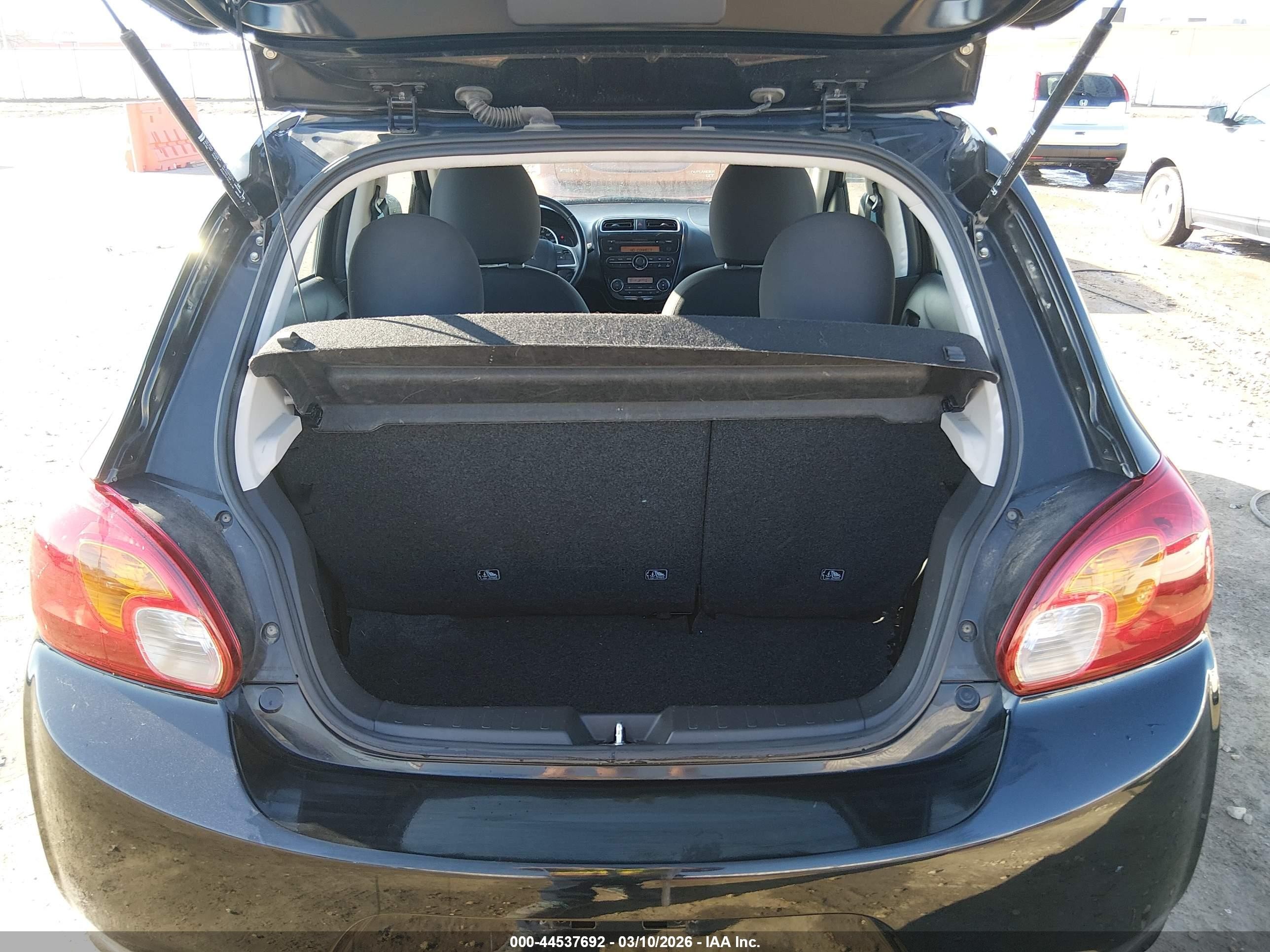 2015 Mitsubishi Mirage Es Black vin: ML32A4HJ5FH054952