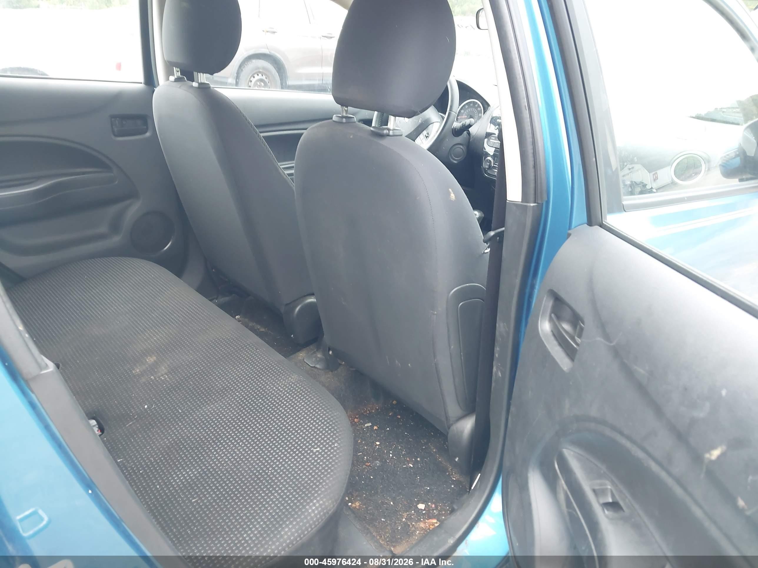 2015 Mitsubishi Mirage Es Blue vin: ML32A4HJ5FH060444