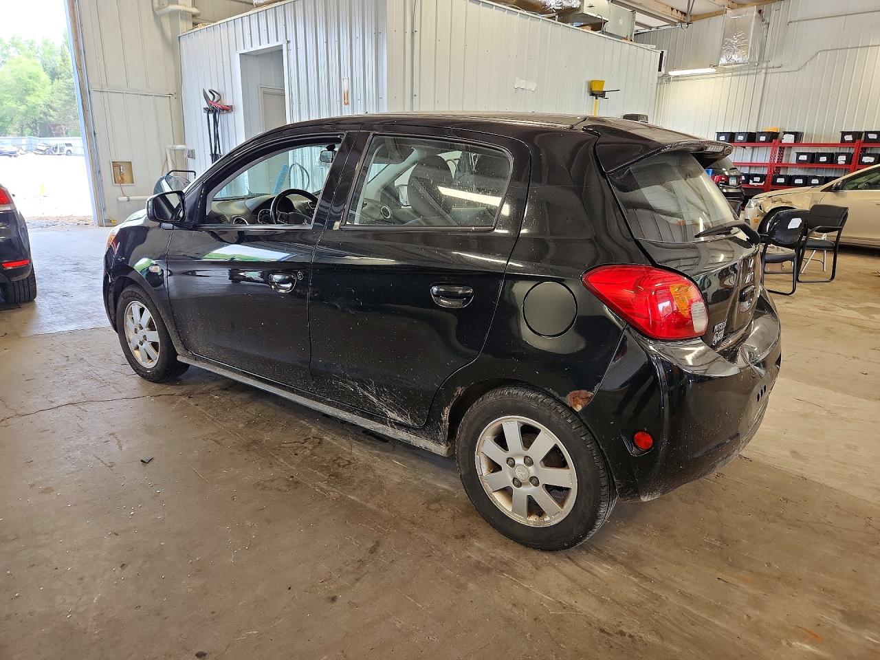 2014 Mitsubishi Mirage Es Black vin: ML32A4HJ6EH019965