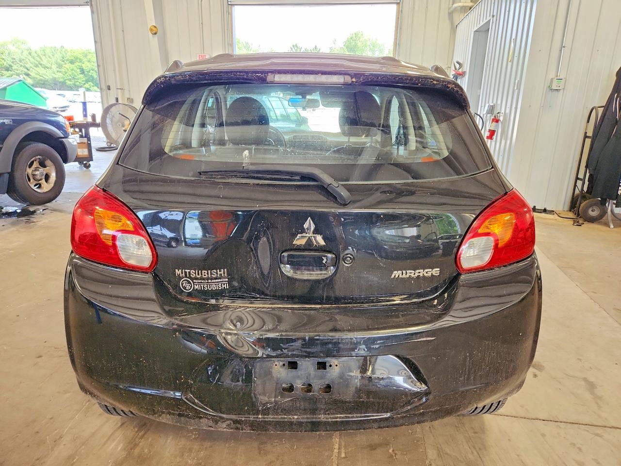 2014 Mitsubishi Mirage Es Black vin: ML32A4HJ6EH019965