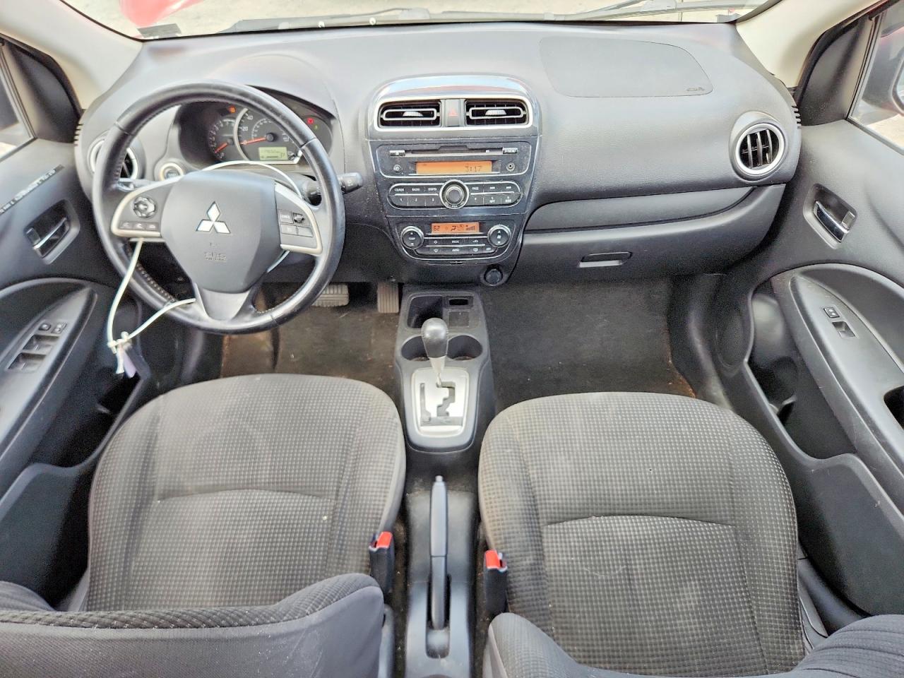 2015 Mitsubishi Mirage Es Red vin: ML32A4HJ6FH002164