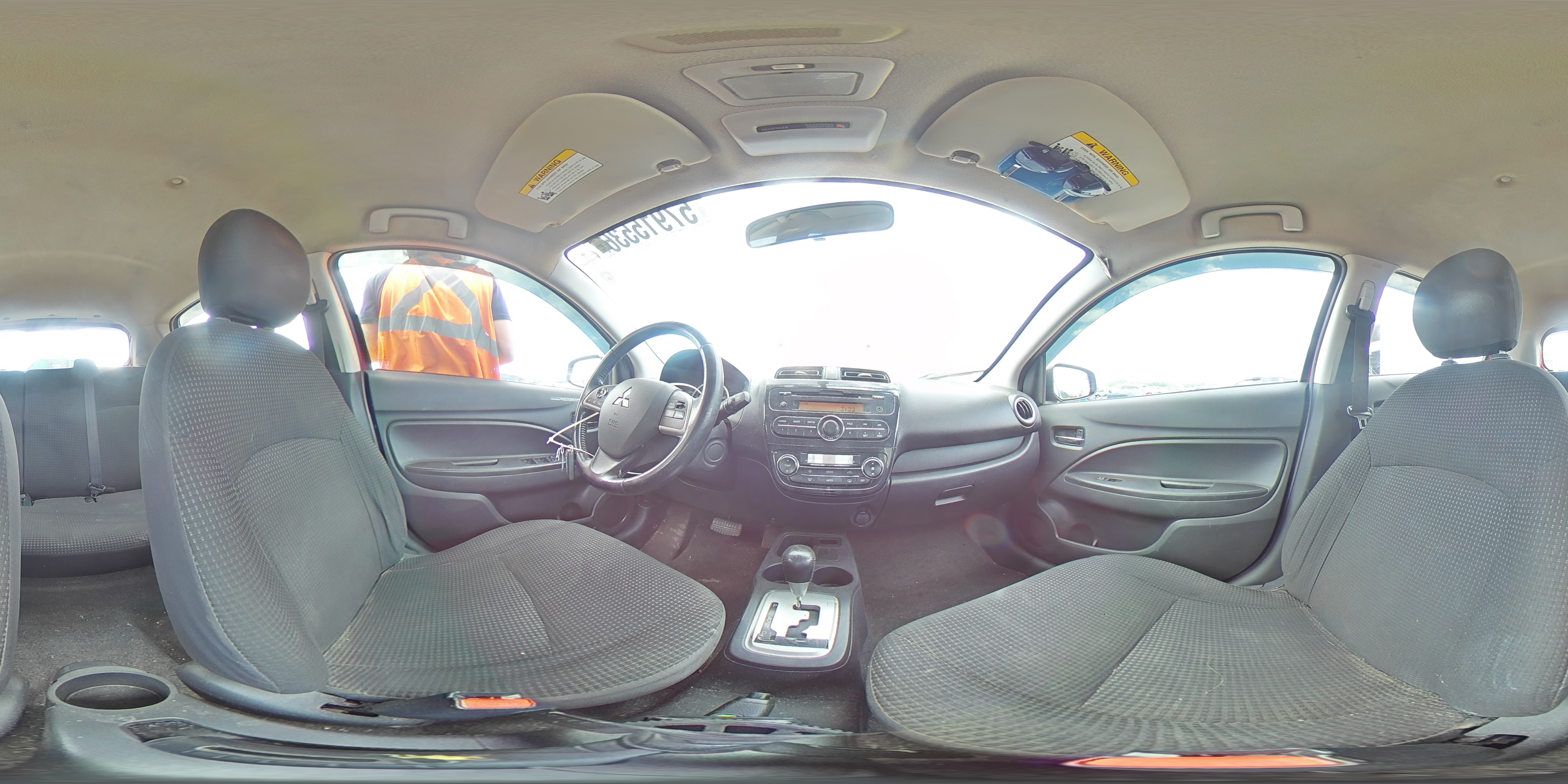 2015 Mitsubishi Mirage Es Red vin: ML32A4HJ6FH002164