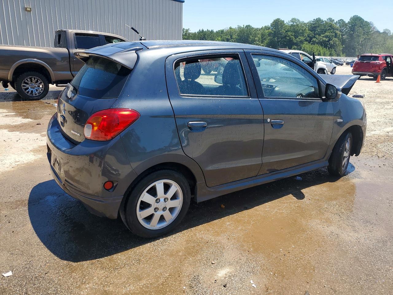 2015 Mitsubishi Mirage Es Gray vin: ML32A4HJ6FH014038