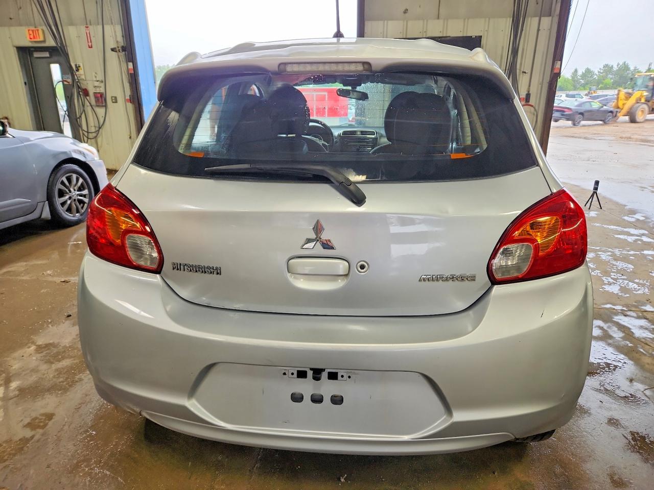2015 Mitsubishi Mirage Es Silver vin: ML32A4HJ7FH054967