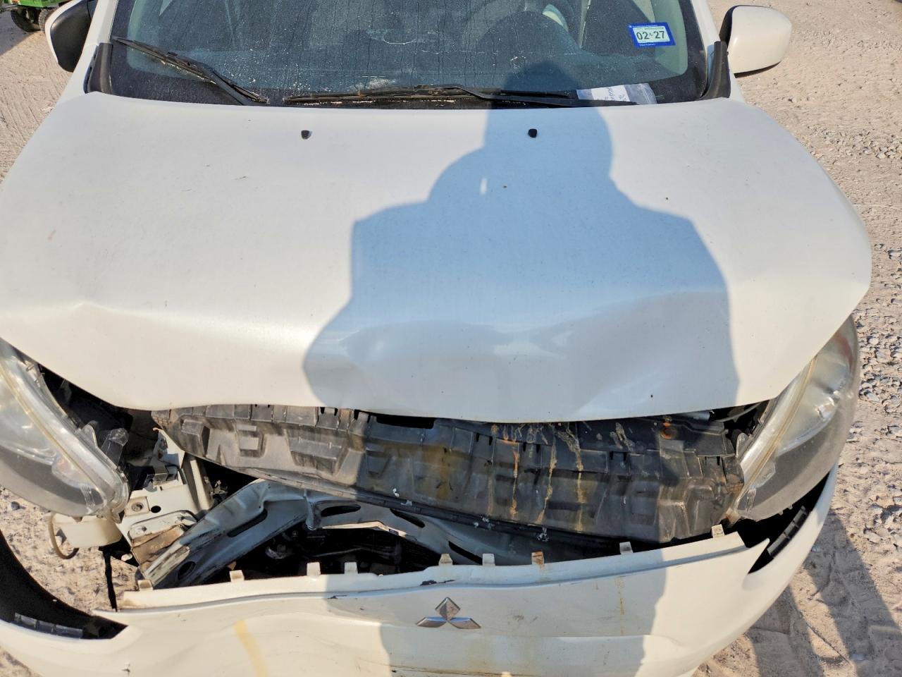 2015 Mitsubishi Mirage Es White vin: ML32A4HJ7FH060378