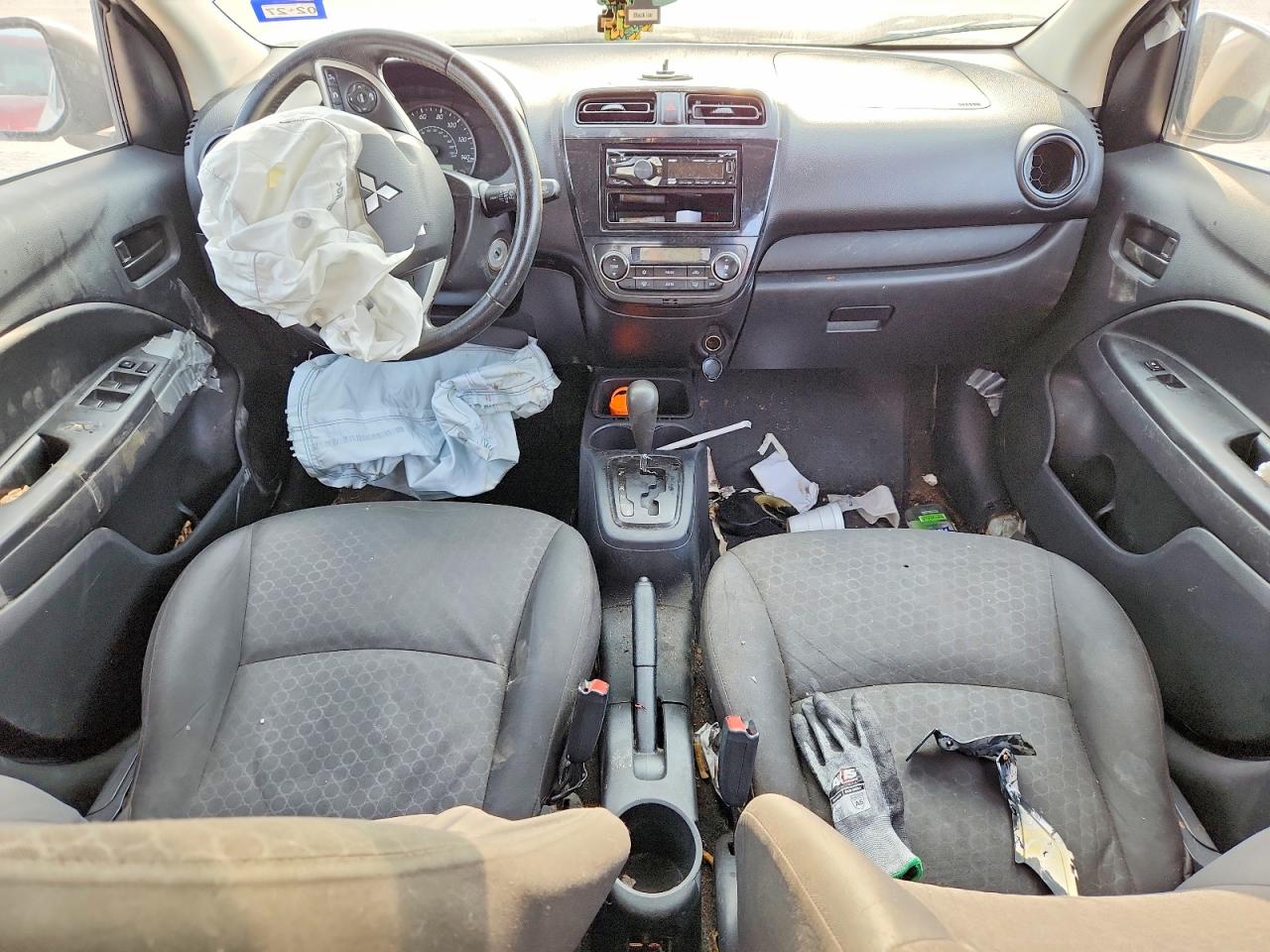 2015 Mitsubishi Mirage Es White vin: ML32A4HJ7FH060378