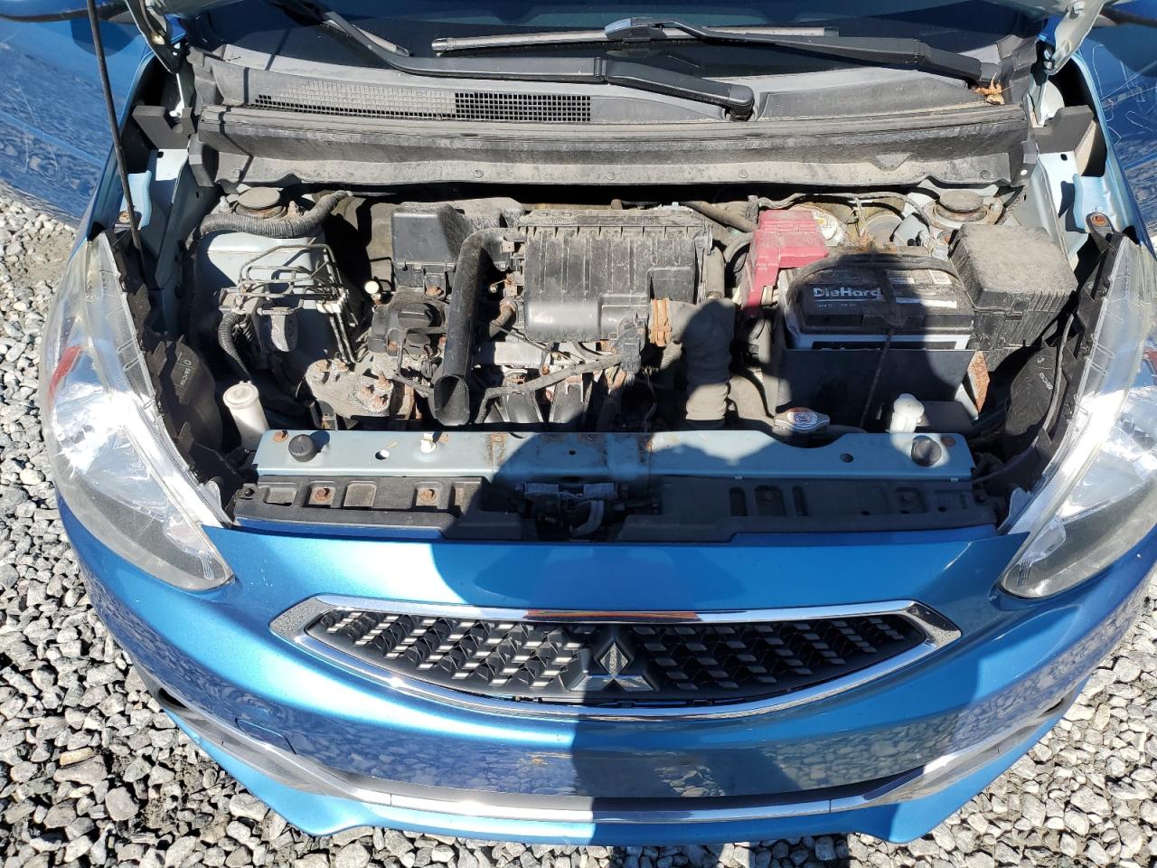 2017 Mitsubishi Mirage Se Blue vin: ML32A4HJ7HH000720