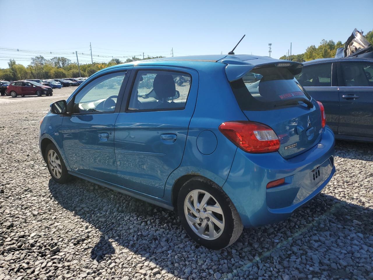 2017 Mitsubishi Mirage Se Blue vin: ML32A4HJ7HH000720