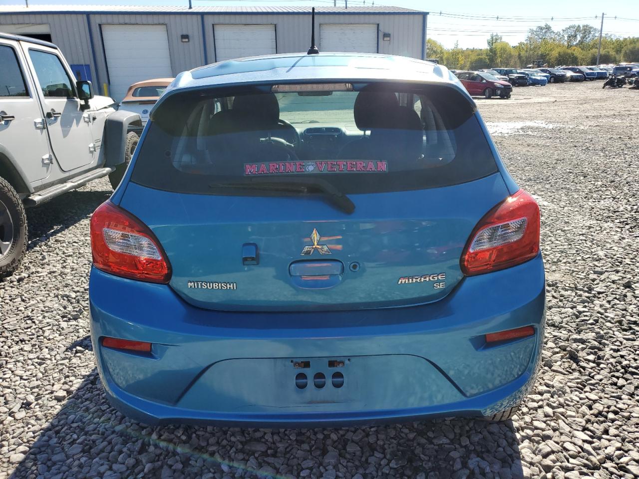 2017 Mitsubishi Mirage Se Blue vin: ML32A4HJ7HH000720