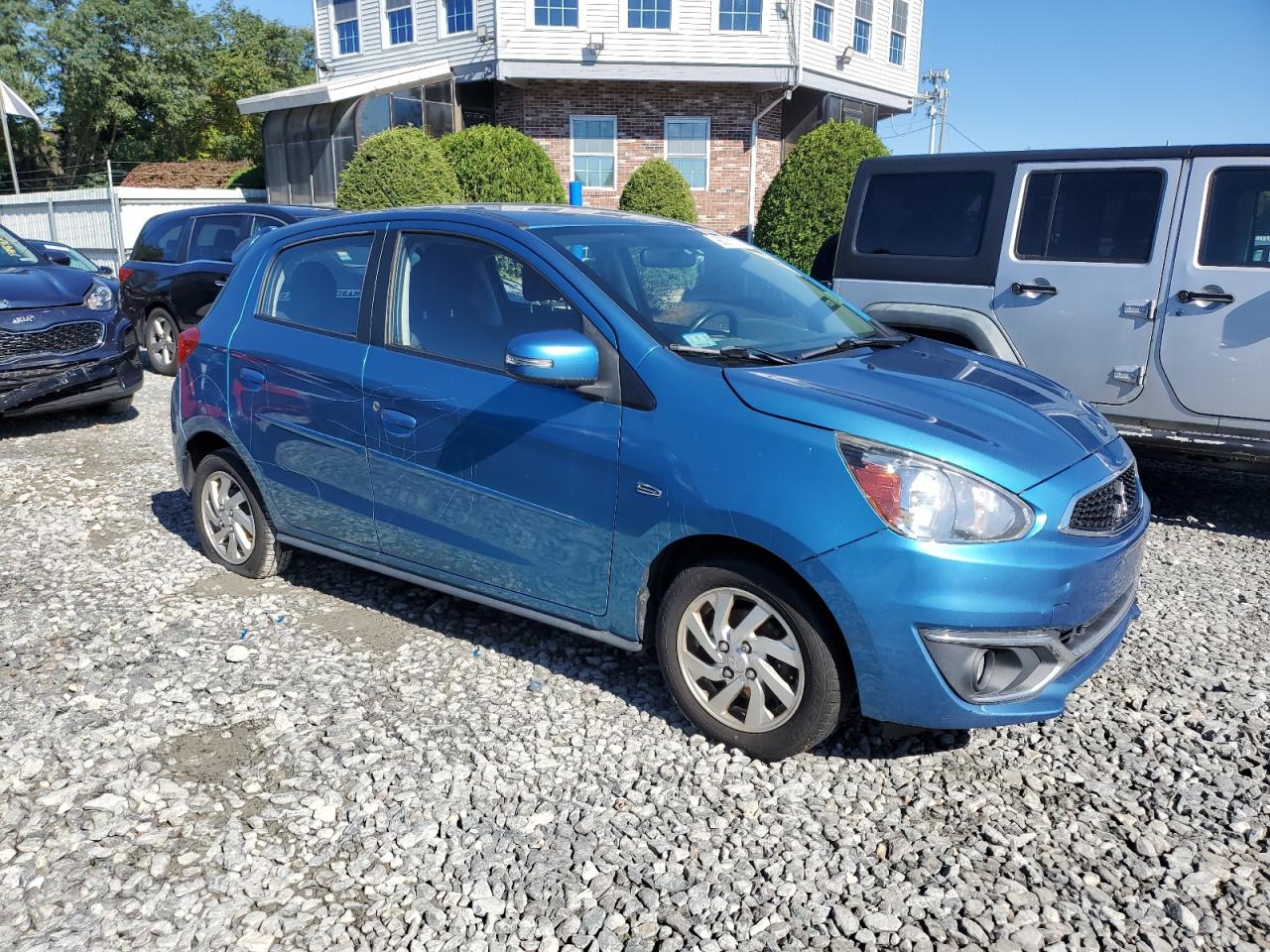 2017 Mitsubishi Mirage Se Blue vin: ML32A4HJ7HH000720