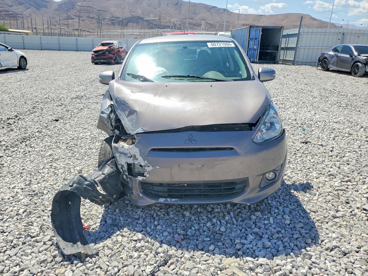 2015 Mitsubishi Mirage Es Серебряный vin: ML32A4HJ8FH052709