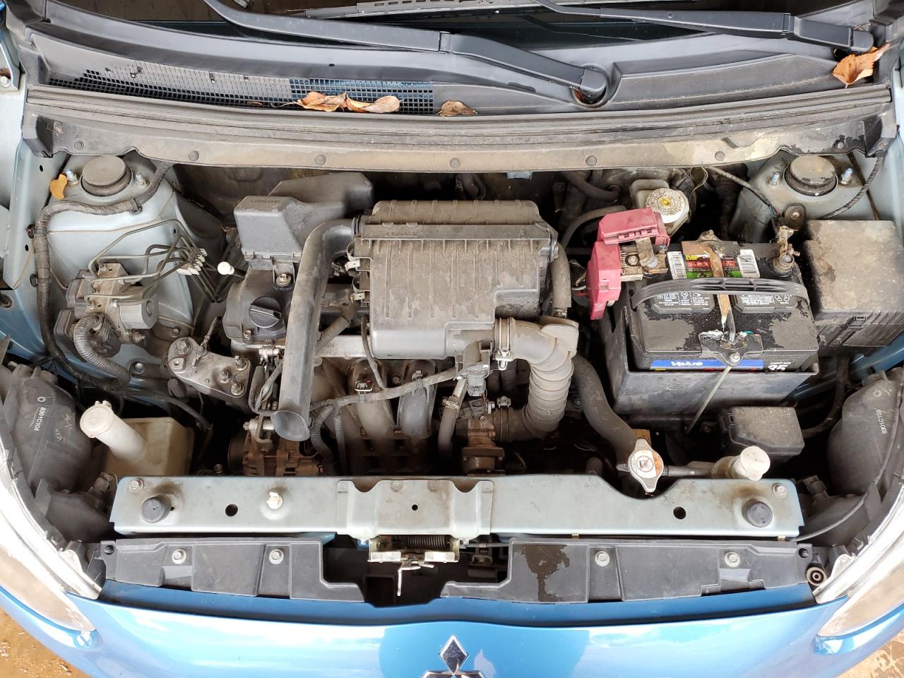 2015 Mitsubishi Mirage Es Blue vin: ML32A4HJ9FH059569