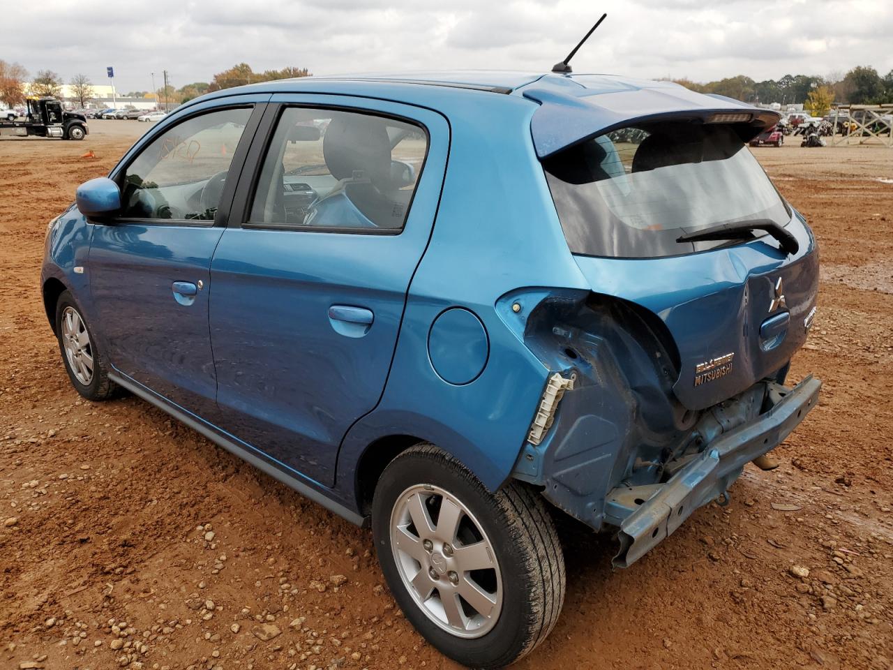 2015 Mitsubishi Mirage Es Blue vin: ML32A4HJ9FH059569