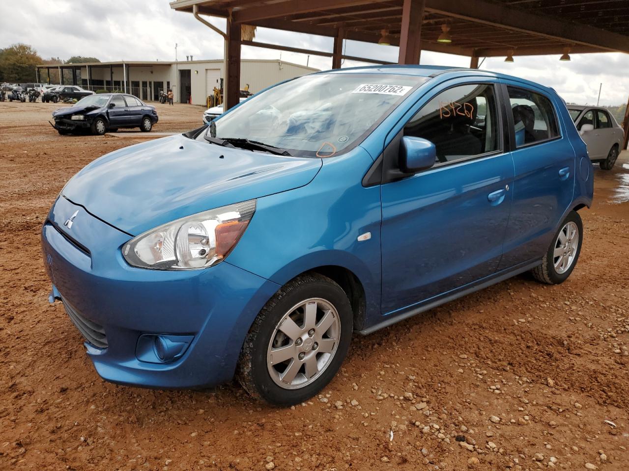 2015 Mitsubishi Mirage Es Blue vin: ML32A4HJ9FH059569