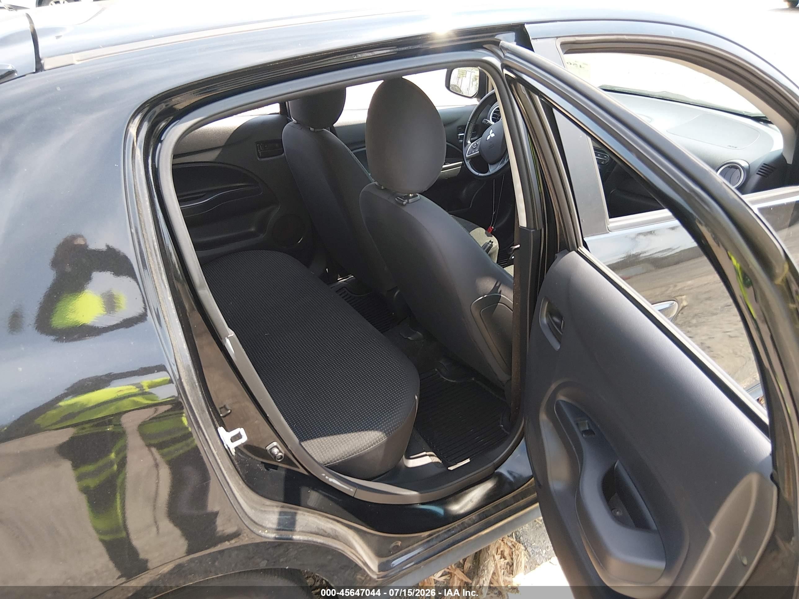 2015 Mitsubishi Mirage Es Черный vin: ML32A4HJXFH033515