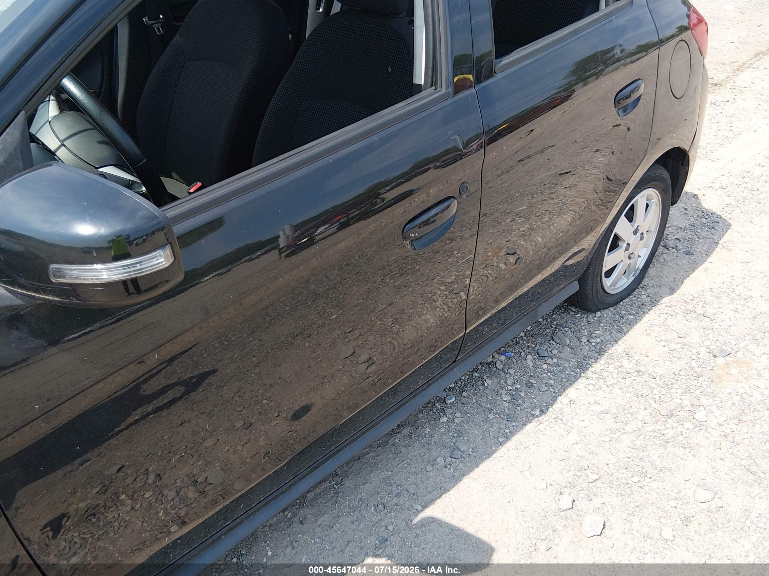 2015 Mitsubishi Mirage Es Черный vin: ML32A4HJXFH033515