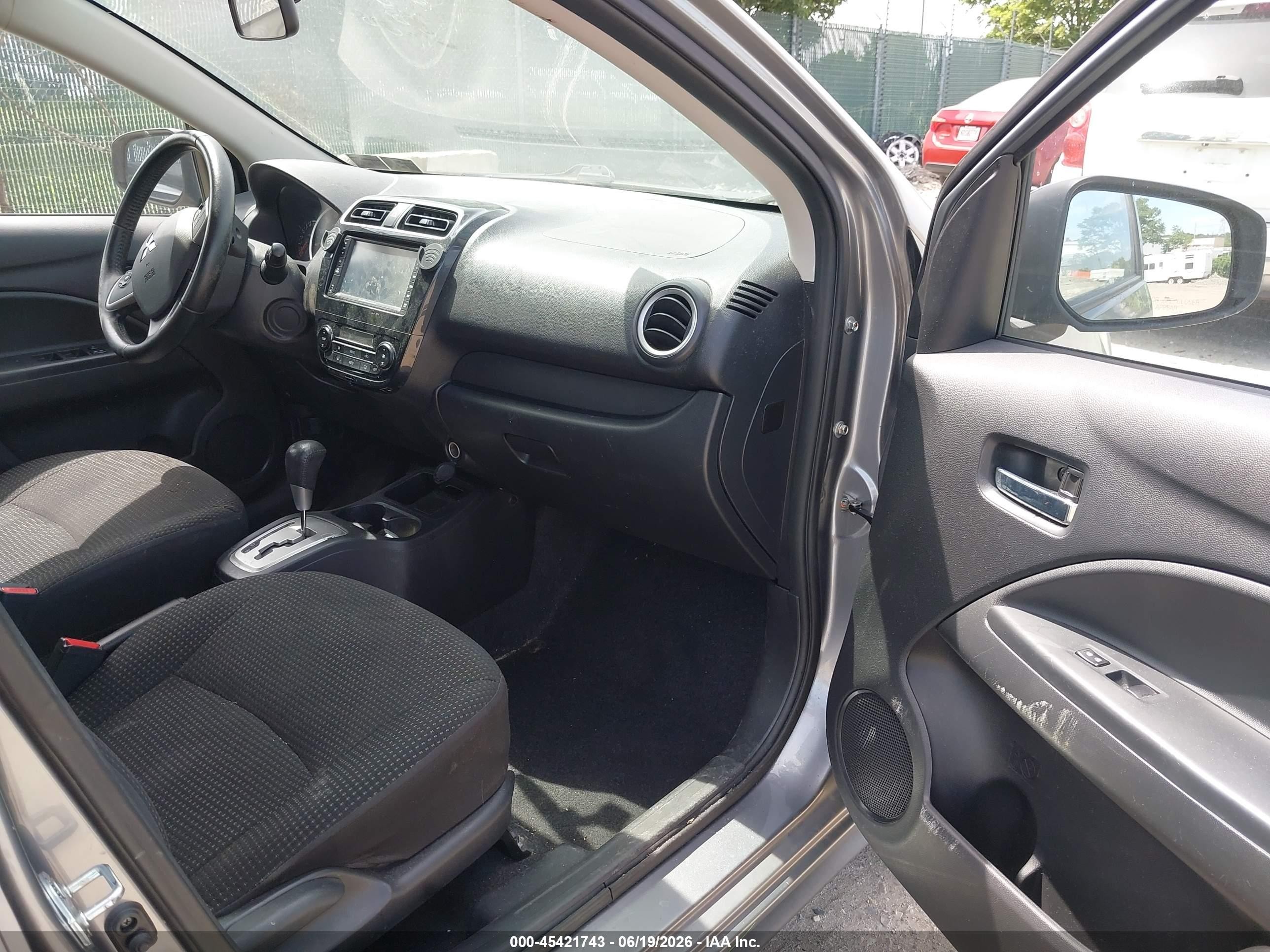2015 Mitsubishi Mirage Es Gray vin: ML32A4HJXFH053747