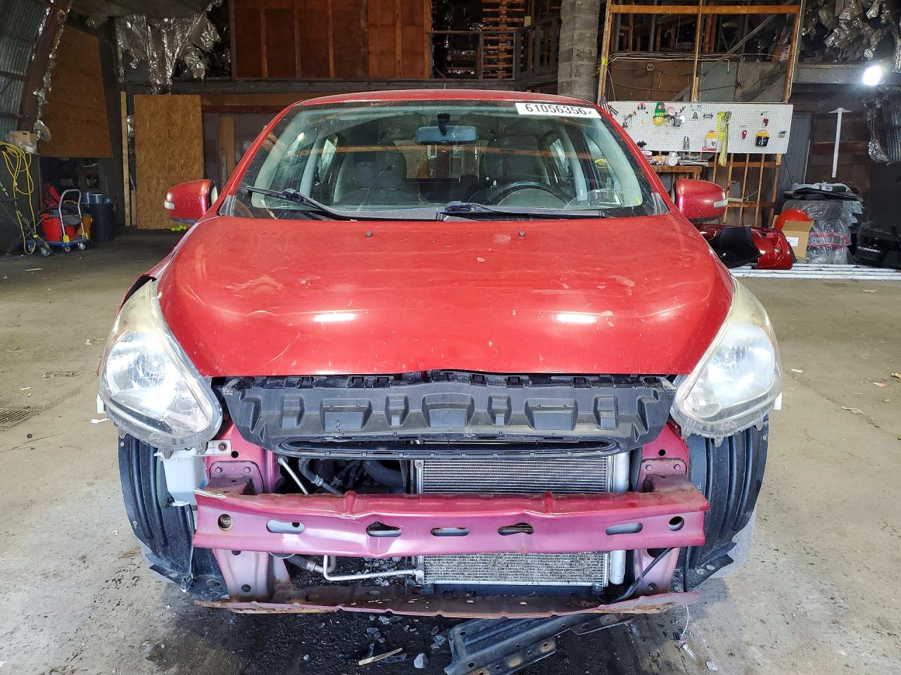 2015 Mitsubishi Mirage Es Burgundy vin: ML32A4HJXFH055742