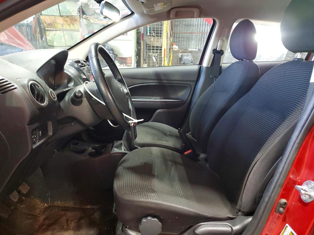 2015 Mitsubishi Mirage Es Burgundy vin: ML32A4HJXFH055742