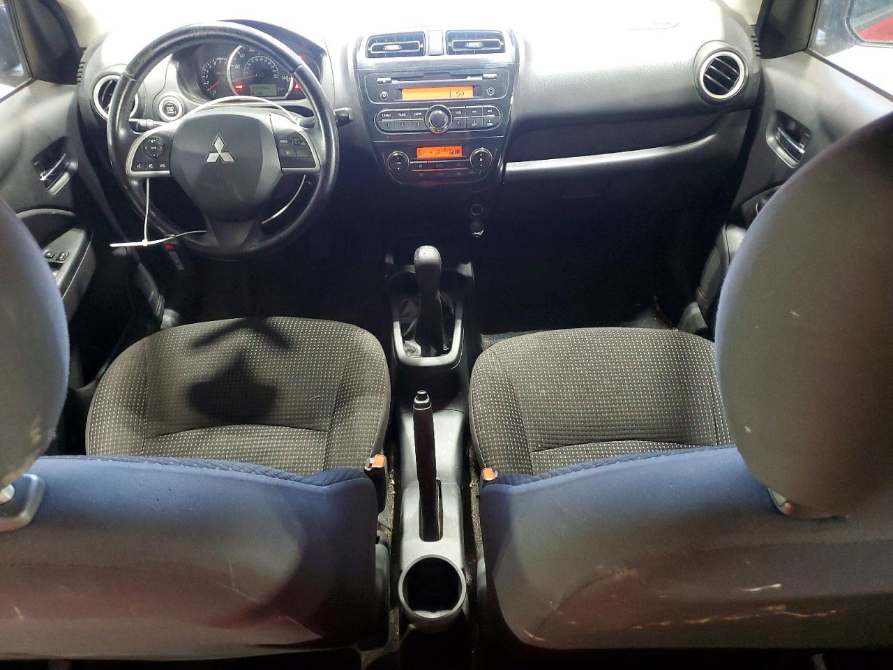 2015 Mitsubishi Mirage Es Burgundy vin: ML32A4HJXFH055742