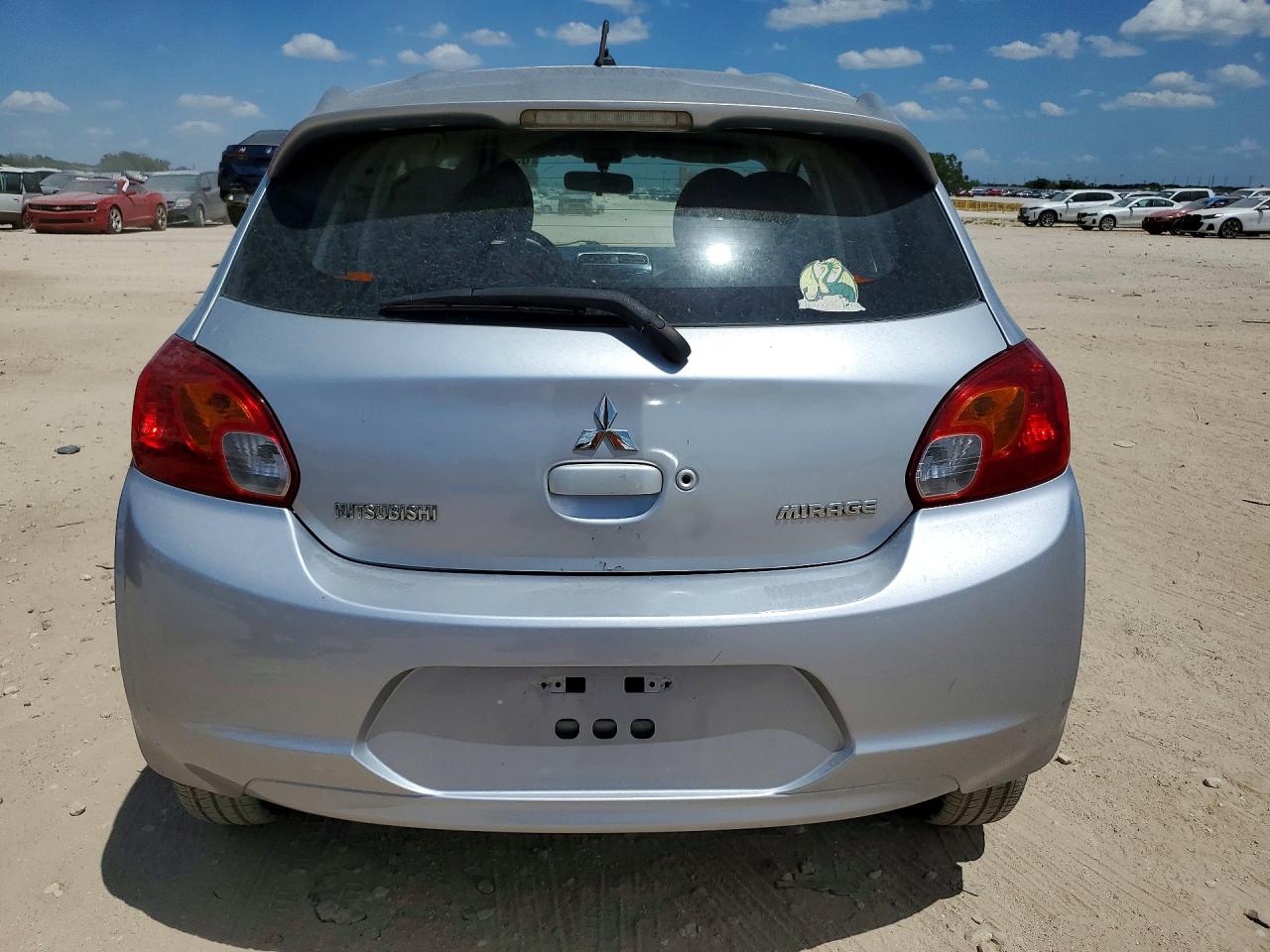 2015 Mitsubishi Mirage Es Silver vin: ML32A4HJXFH059774