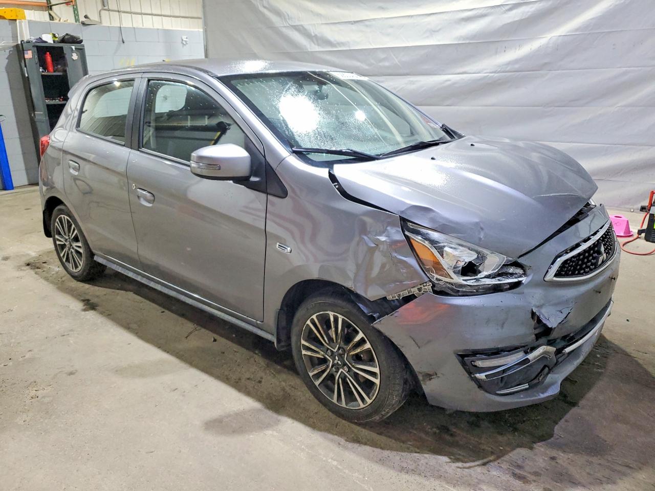 2019 Mitsubishi Mirage Le Серый vin: ML32A5HJ3KH011307