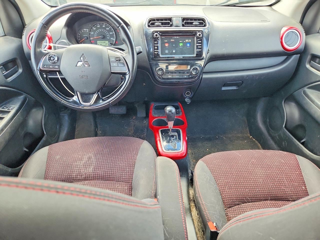 2020 Mitsubishi Mirage Le White vin: ML32A5HJ5LH007244