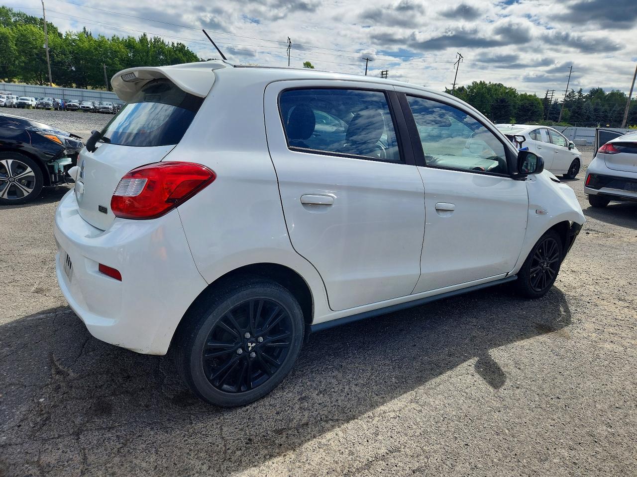 2020 Mitsubishi Mirage Le White vin: ML32A5HJ5LH007244