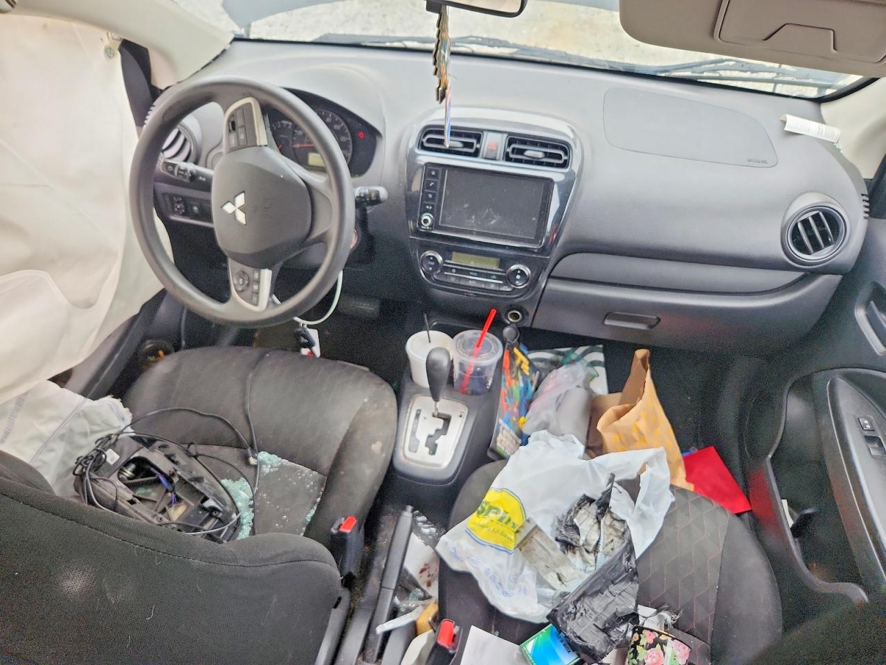 2022 Mitsubishi Mirage Es Черный vin: ML32AUHJ0NH009027