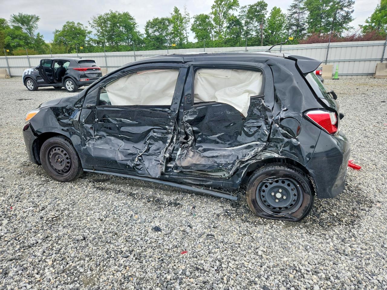 2022 Mitsubishi Mirage Es Черный vin: ML32AUHJ0NH009027