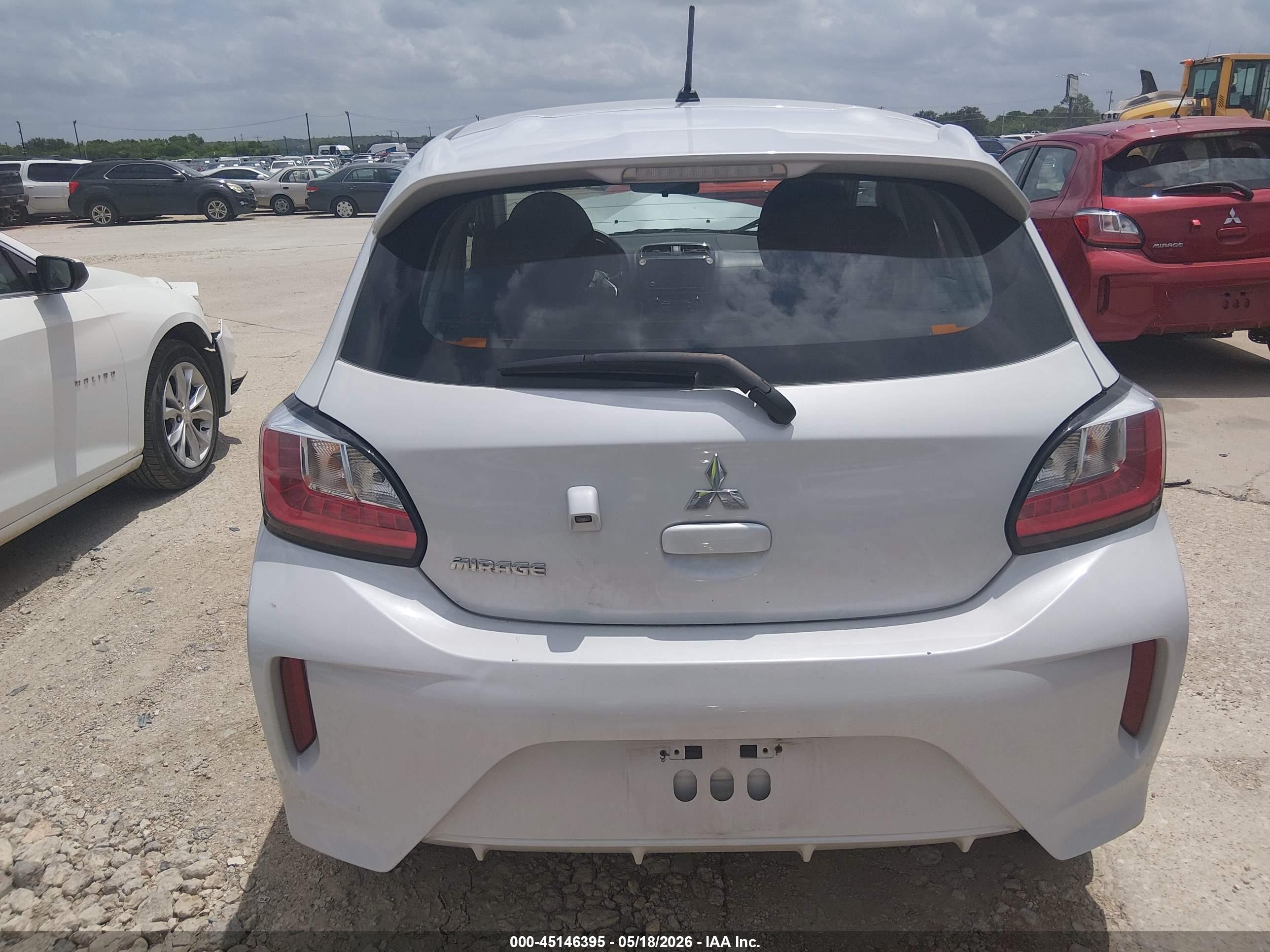 2024 Mitsubishi Mirage Es/le Белый vin: ML32AUHJ0RH026934