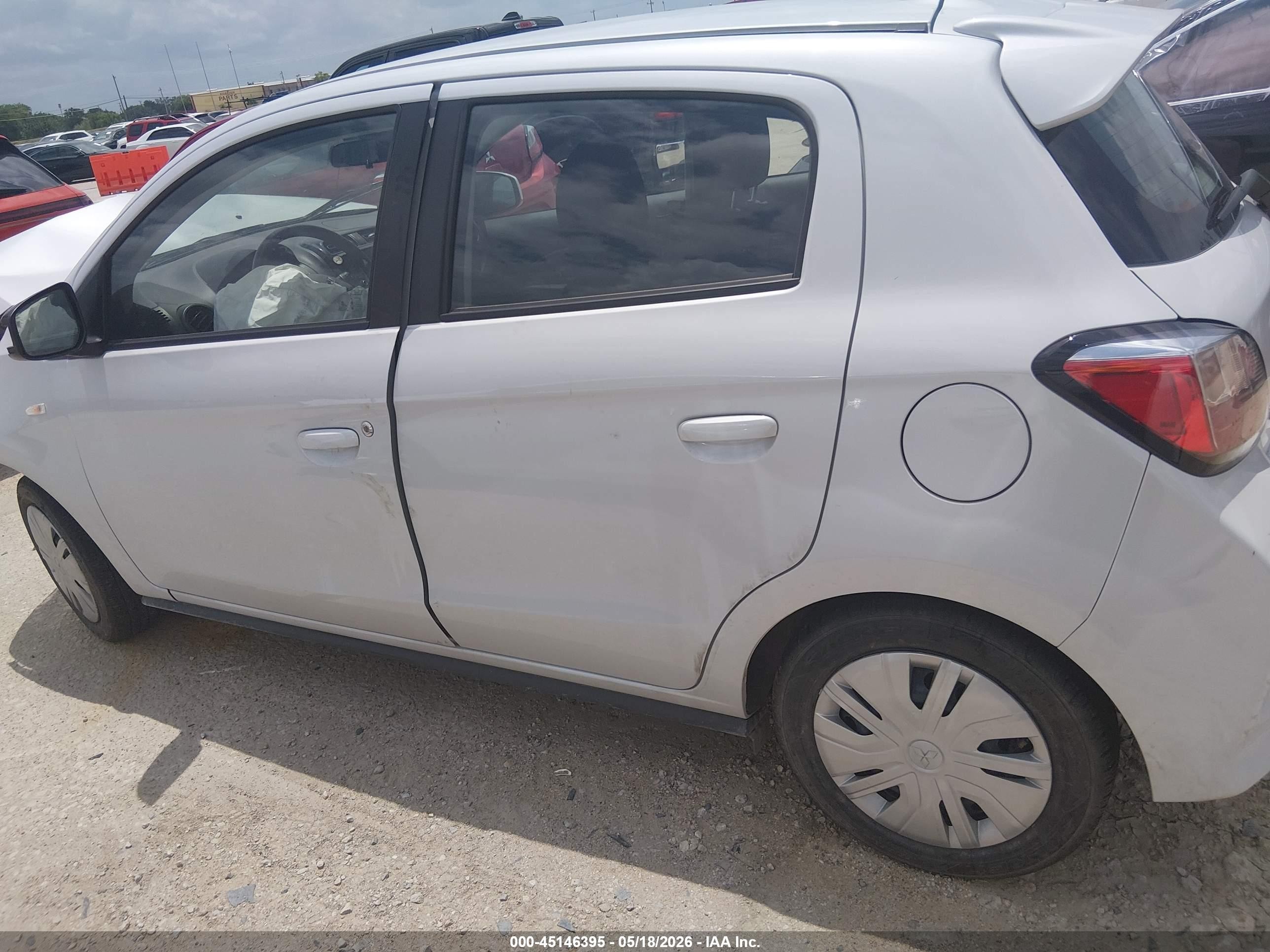 2024 Mitsubishi Mirage Es/le Белый vin: ML32AUHJ0RH026934