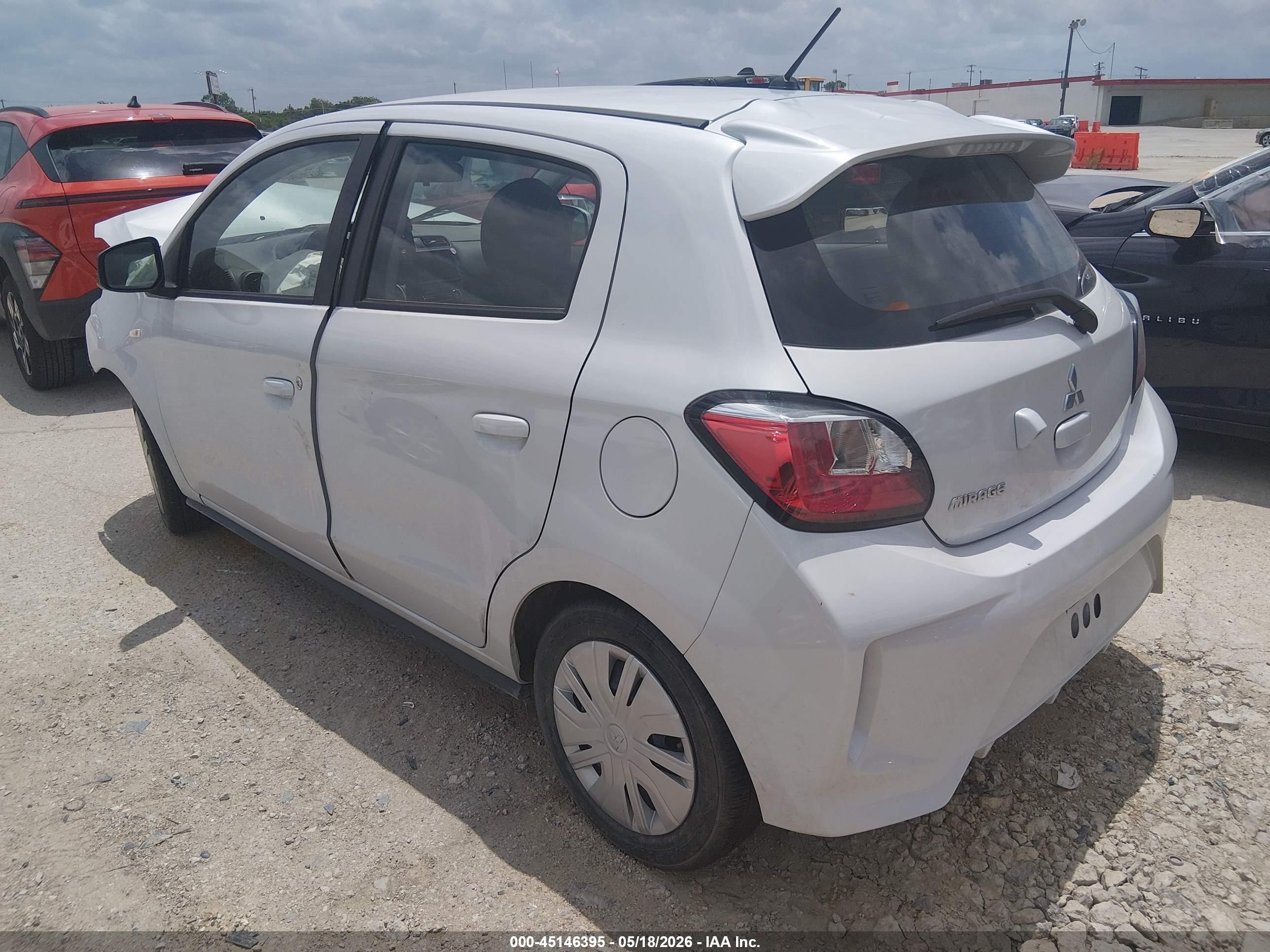 2024 Mitsubishi Mirage Es/le Белый vin: ML32AUHJ0RH026934