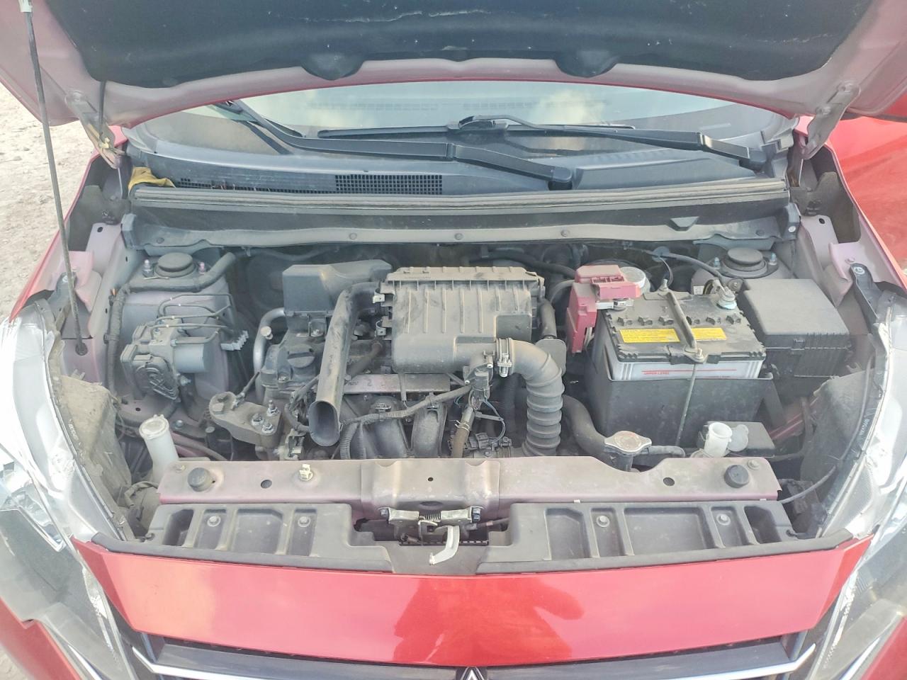 2021 Mitsubishi Mirage Es Red vin: ML32AUHJ1MH010184