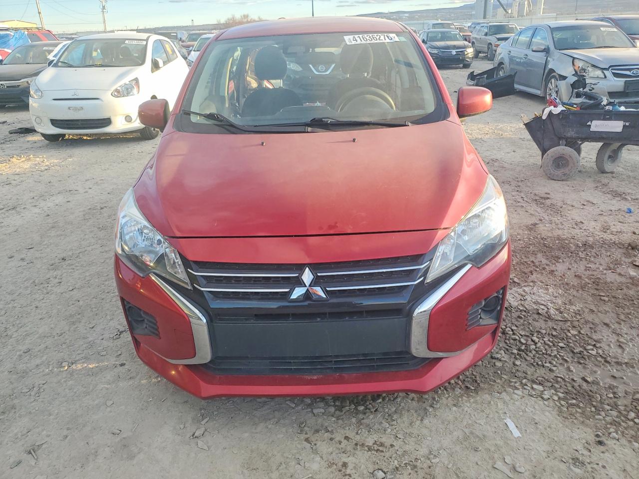 2021 Mitsubishi Mirage Es Red vin: ML32AUHJ1MH010184