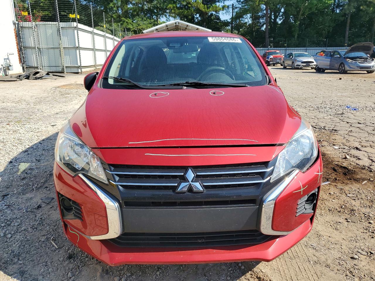 2021 Mitsubishi Mirage Es Red vin: ML32AUHJ1MH011089