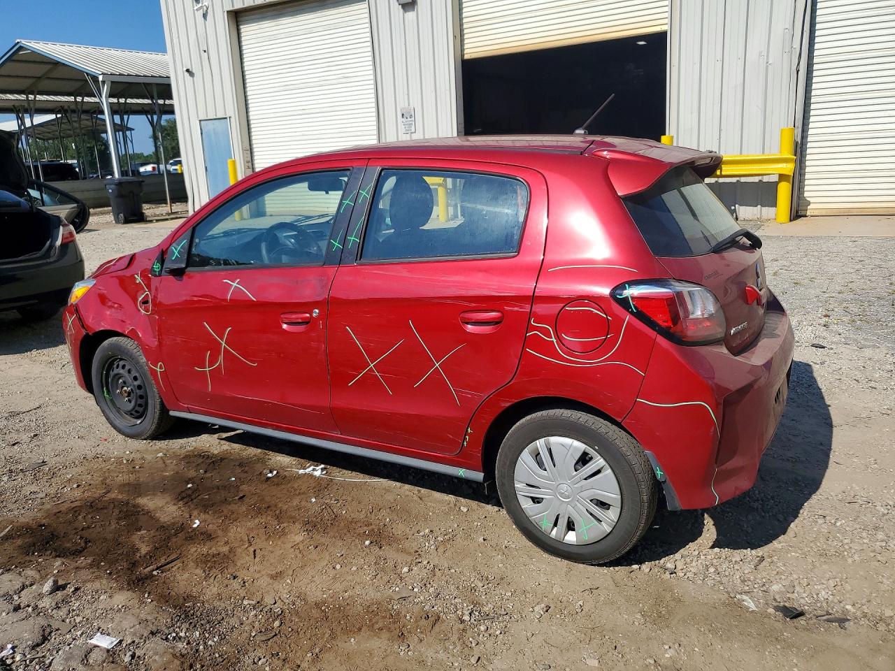 2021 Mitsubishi Mirage Es Red vin: ML32AUHJ1MH011089