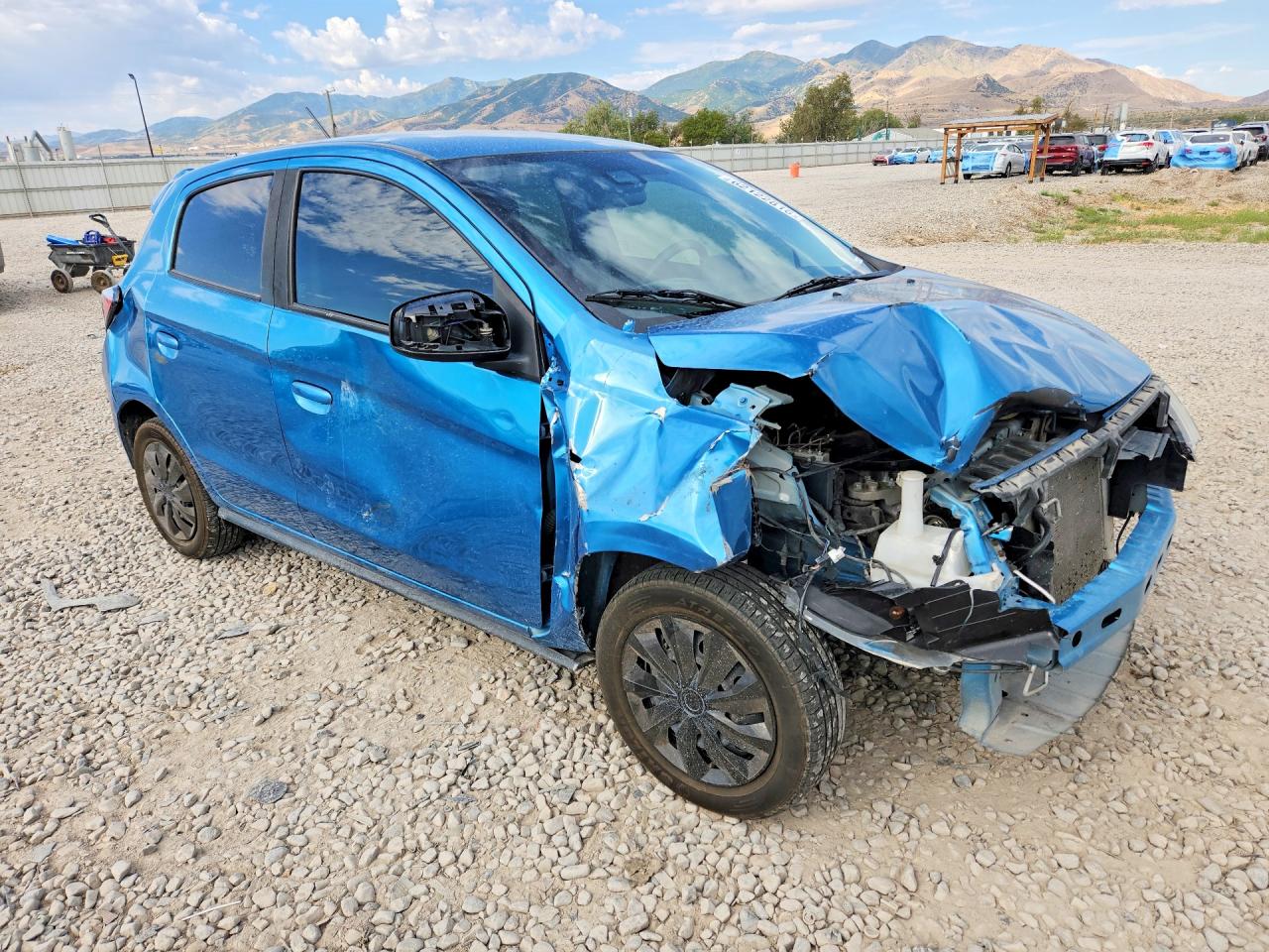 2023 Mitsubishi Mirage Es Blue vin: ML32AUHJ1PH001697