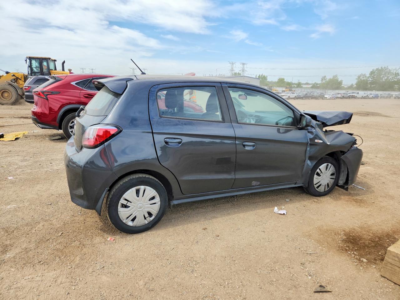 2024 Mitsubishi Mirage Es Gray vin: ML32AUHJ1RH007633