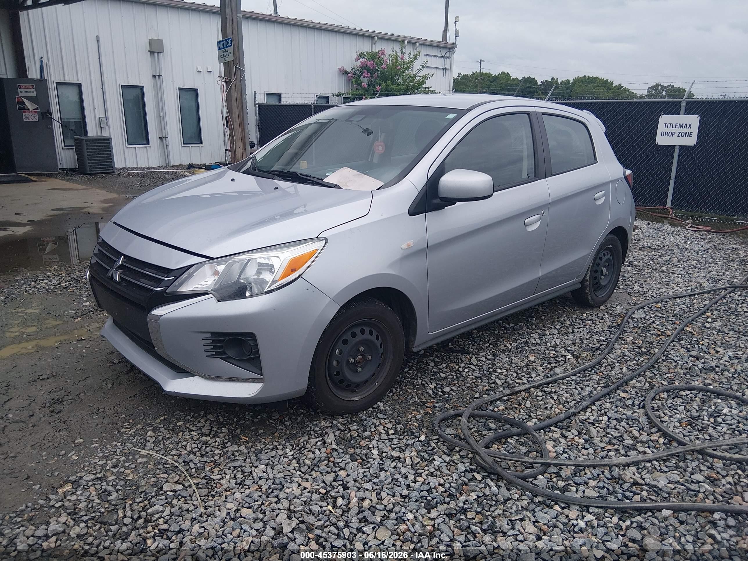 2024 Mitsubishi Mirage Es/le Серый vin: ML32AUHJ1RH009768