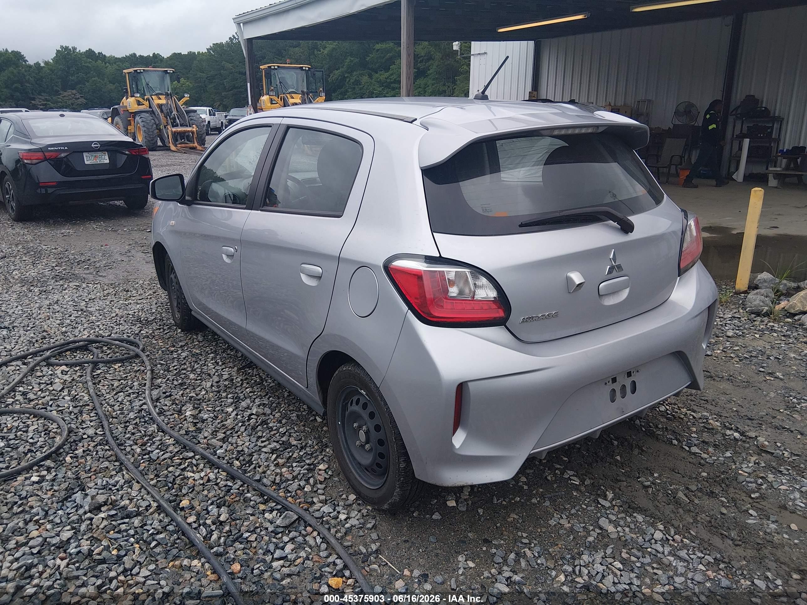 2024 Mitsubishi Mirage Es/le Серый vin: ML32AUHJ1RH009768
