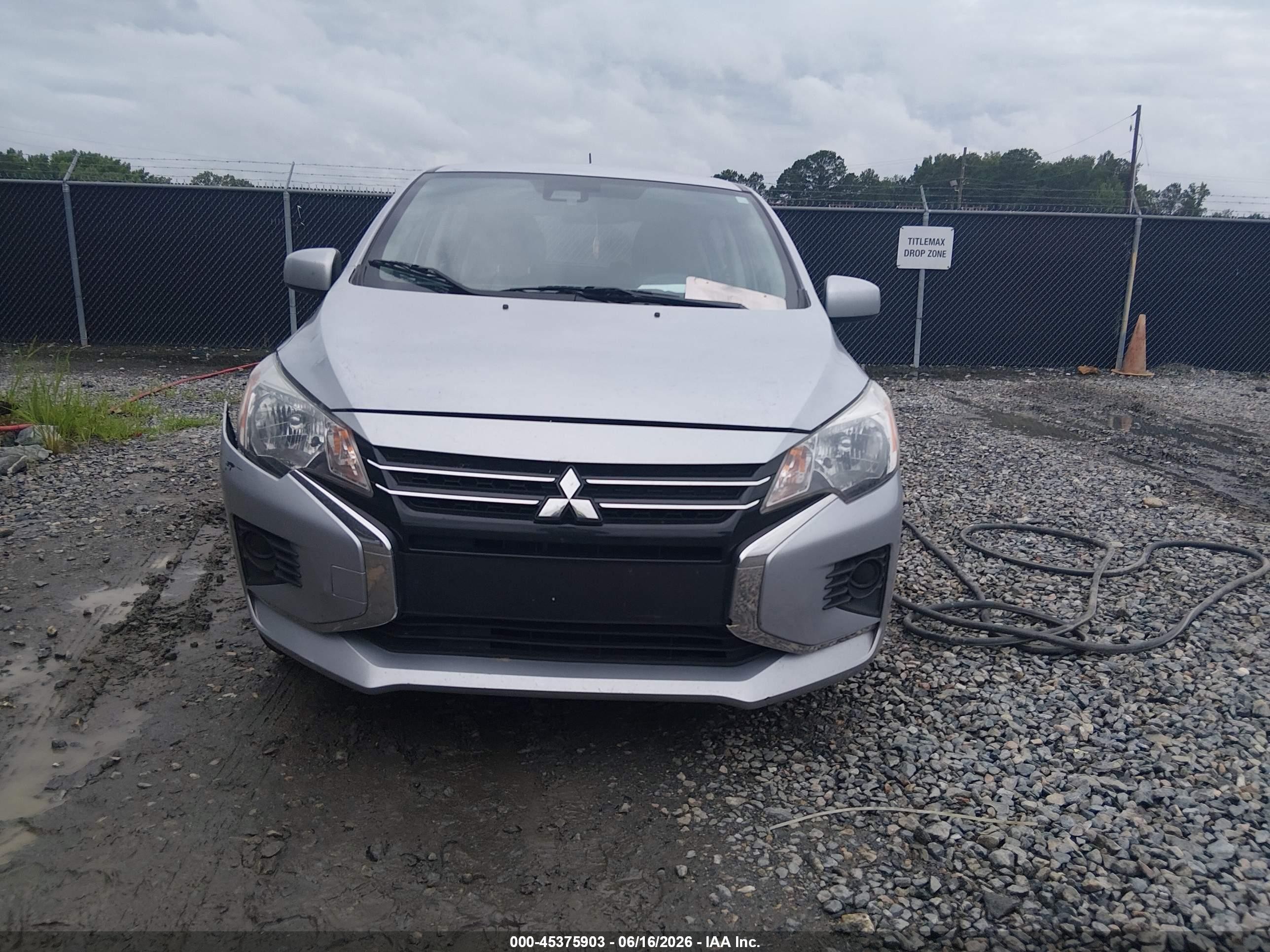 2024 Mitsubishi Mirage Es/le Серый vin: ML32AUHJ1RH009768