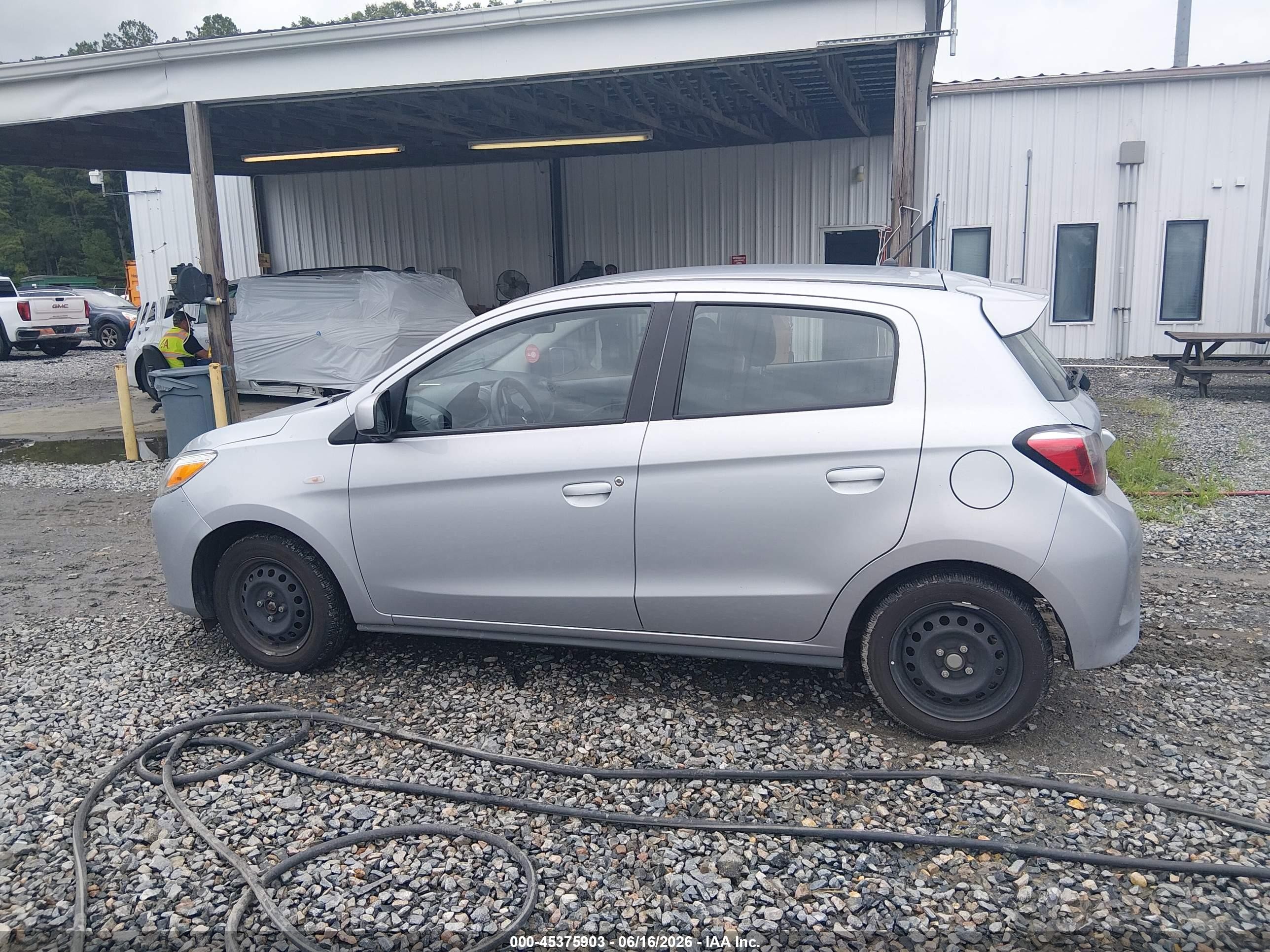 2024 Mitsubishi Mirage Es/le Серый vin: ML32AUHJ1RH009768