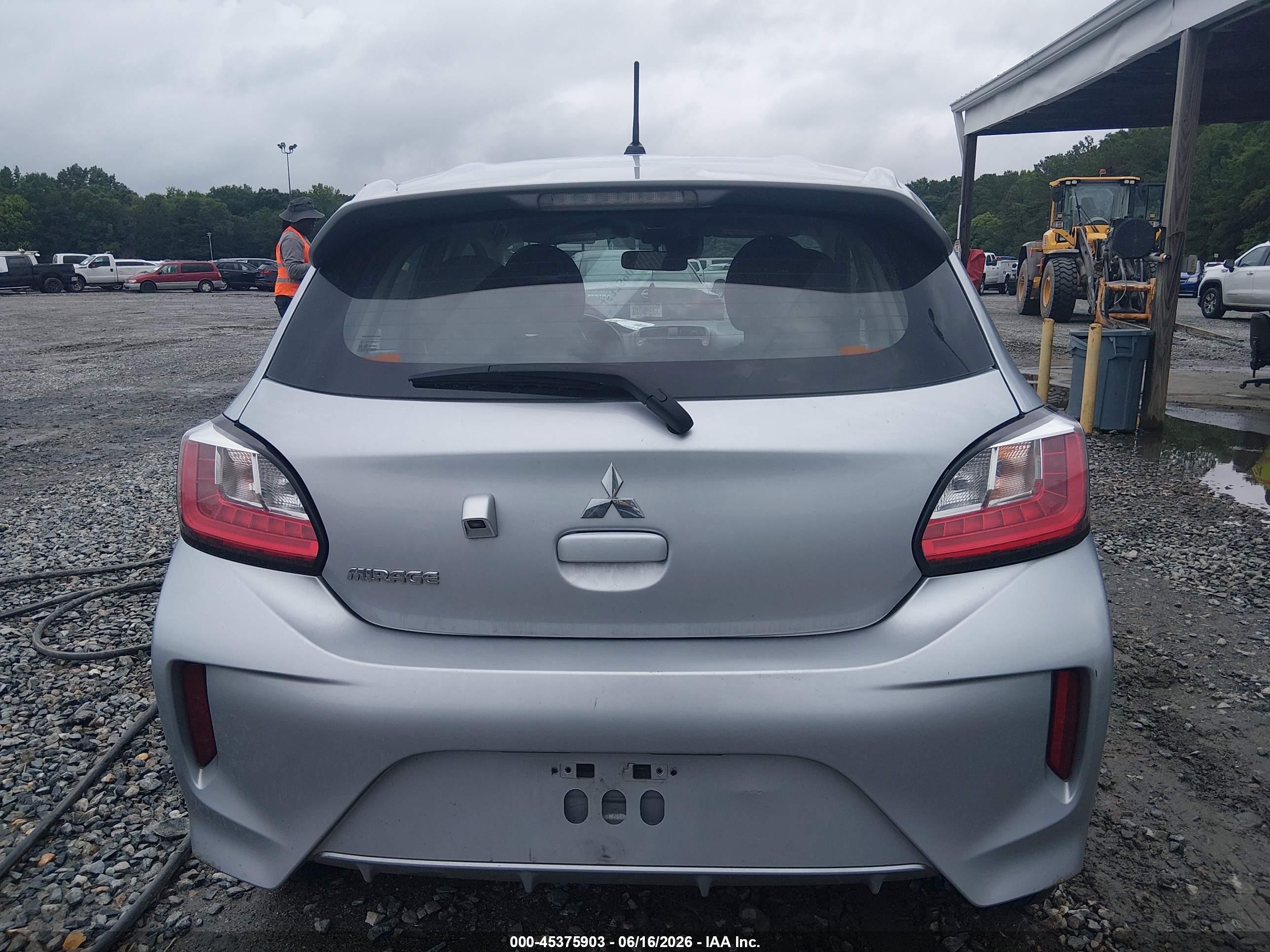 2024 Mitsubishi Mirage Es/le Серый vin: ML32AUHJ1RH009768
