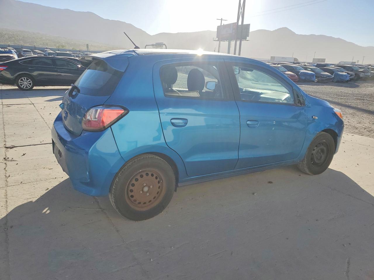 2021 Mitsubishi Mirage Es Blue vin: ML32AUHJ2MH001350