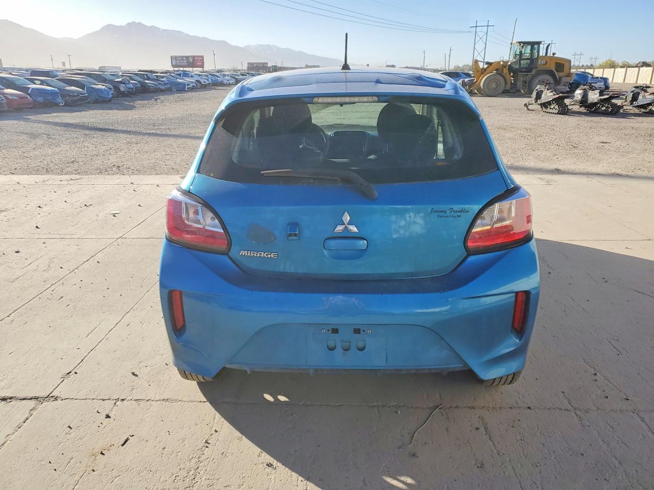 2021 Mitsubishi Mirage Es Blue vin: ML32AUHJ2MH001350