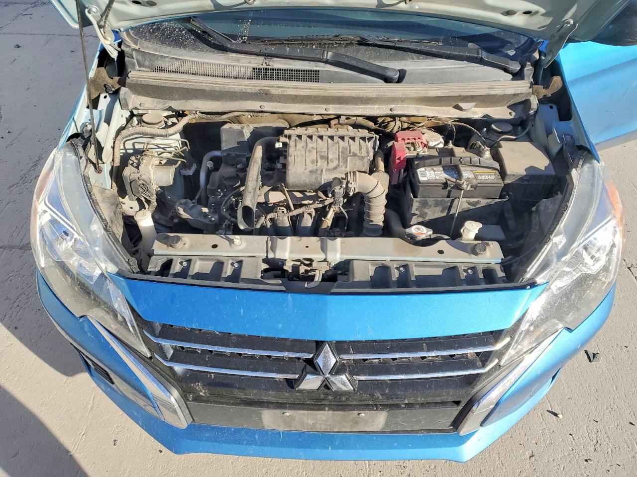 2021 Mitsubishi Mirage Es Blue vin: ML32AUHJ2MH001350