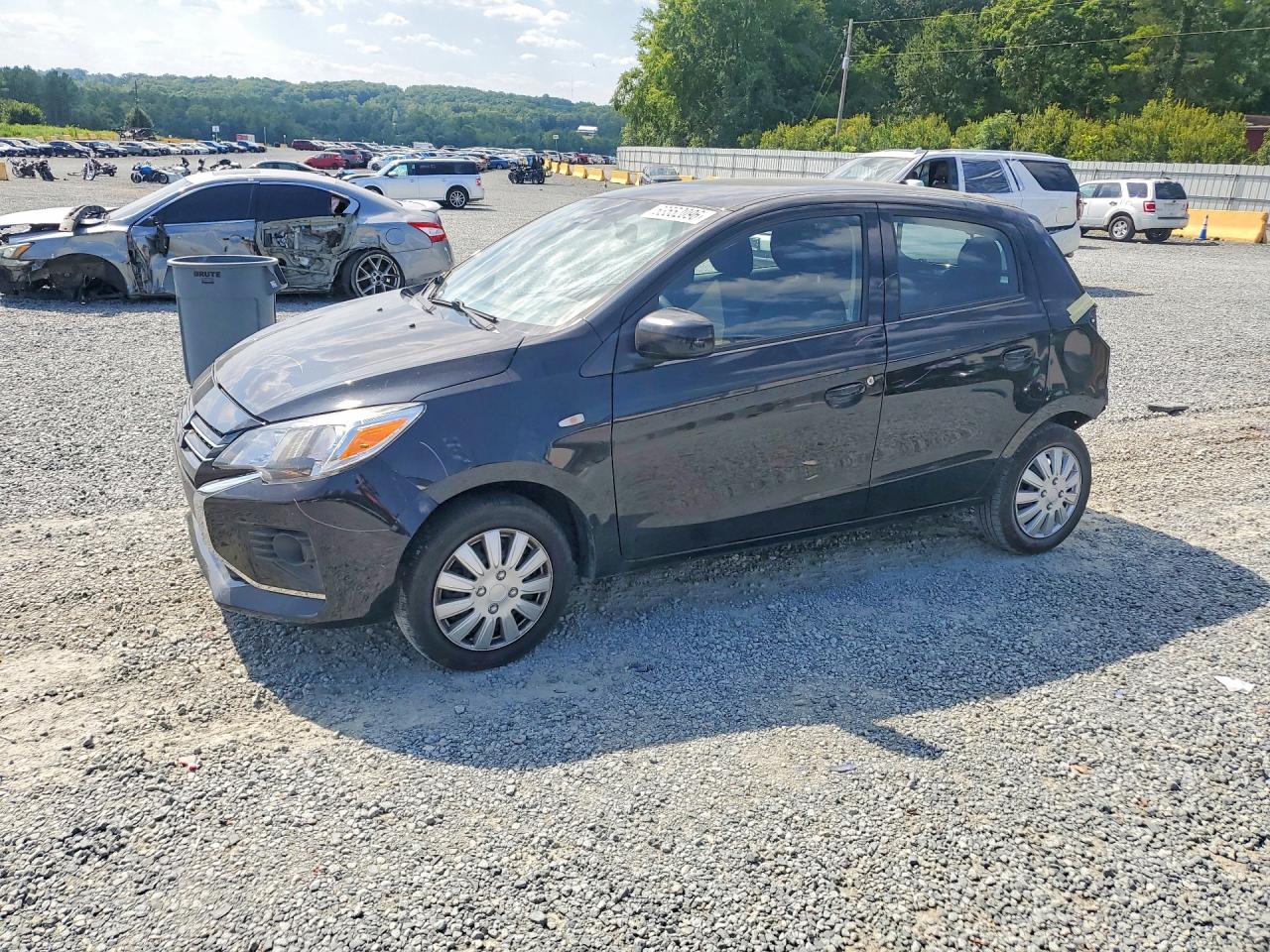 2022 Mitsubishi Mirage Es Black vin: ML32AUHJ2NH003424