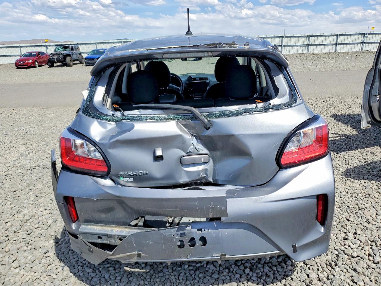 2021 Mitsubishi Mirage Es Gray vin: ML32AUHJ3MH014155